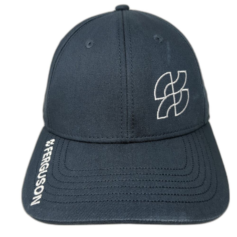 Ferguson Strapback Baseball Cap Blue One Size Adjustable Embroidered 6 Panel